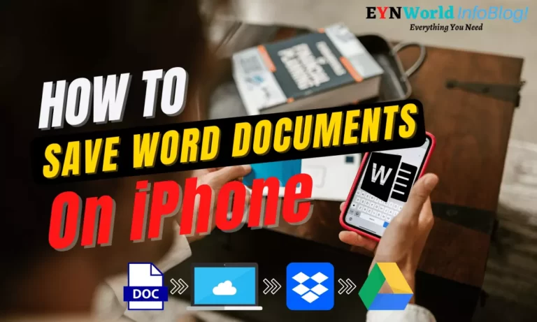 #3 Methods of How To Save Word Documents On iPhone