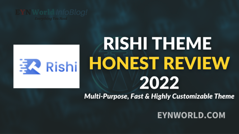 Rishi Theme Review + Coupon Code 2023: Core Vital Optimized, Multi-Purpose, Fast & Highly Customizable Theme