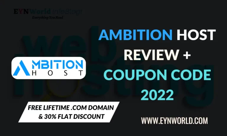 AmbitionHost Review + Coupon Code Best Cheap Affordable Web Hosting India